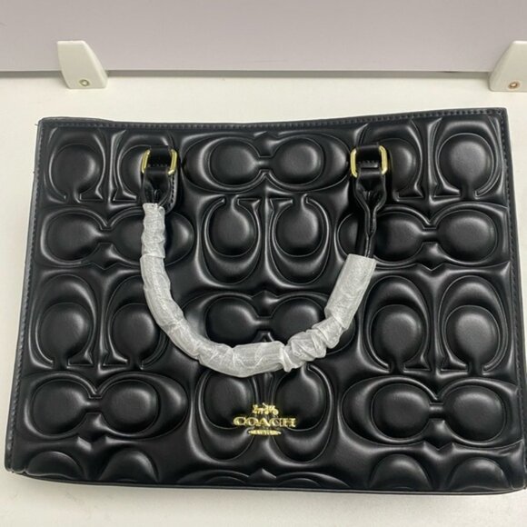 Coach Maggie Black Bags & Handbags for Women for sale - eBay Coach Maggie Black Embossed Tote Bag